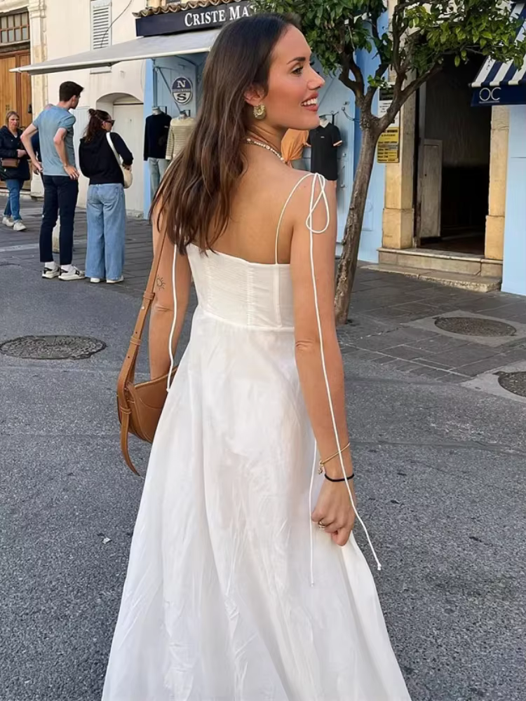 Vestido Longo Monocromático